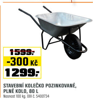 Kolečkostavebníplné Zn korba