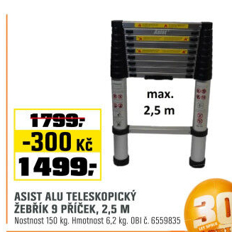 Žebříkteleskop.Alu