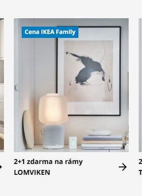 2+1 zdarma na rámy LOMVIKEN