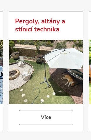 Pergoly, altány a stínící technika