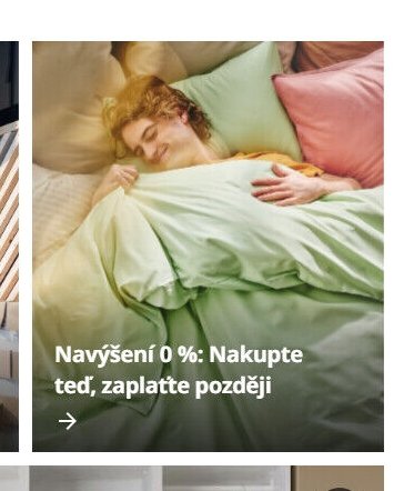 Navýšení 0 %: Nakupte teď, zaplaťte později