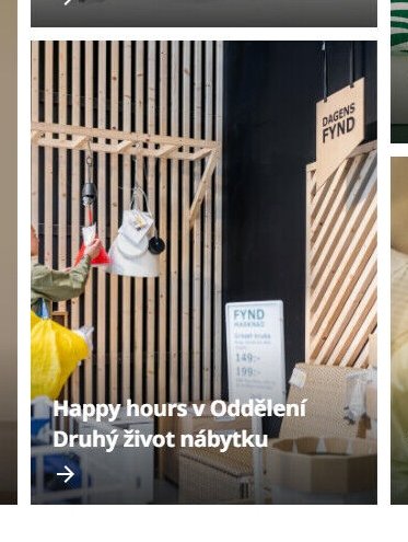 Happy hours v Oddělení Druhý život nábytku