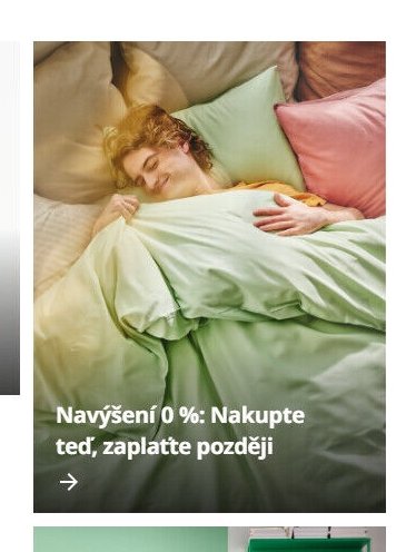 Navýšení 0 %: Nakupte teď, zaplaťte později