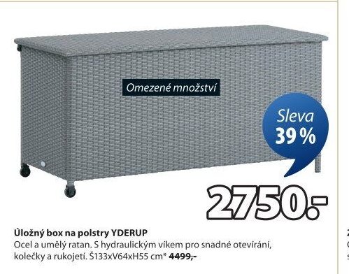 Úložný box na polstry YDERUP