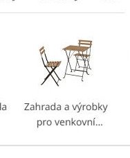 Zahrada a výrobky pro venkovní...