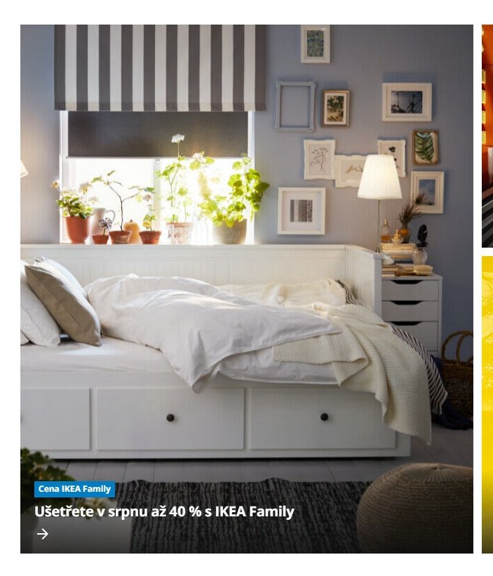 Ušetřete v srpnu až 40 % s IKEA Family
