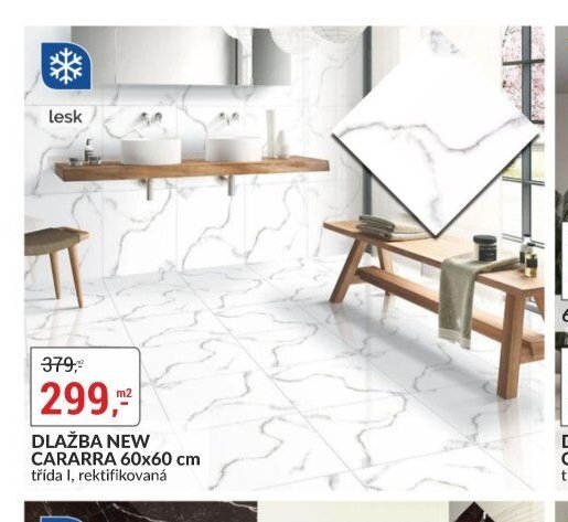 DLAŽBA NEW CARARRA 60x60 cm