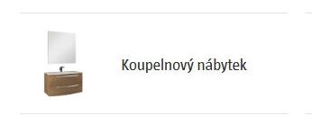 Koupelnový nábytek