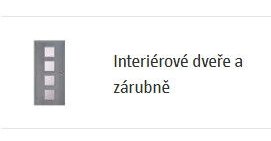 Interiérové dveře a zárubně