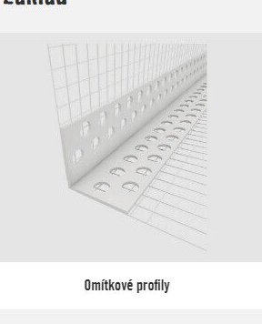 Omítkové profily
