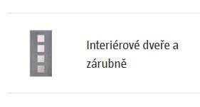 Interiérové dveře a zárubně