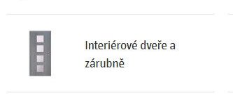 Interiérové dveře a zárubně