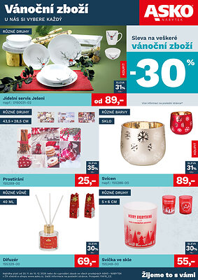 akční leták ASKO 20.11.2025-10.12.2025