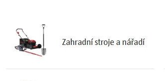 Zahradní stroje a nářadí