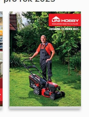 Aktuální katalog Zahradní technika 2025
