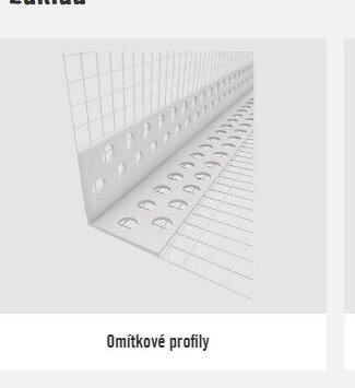 Omítkové profily