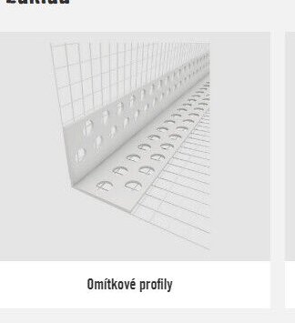 Omítkové profily