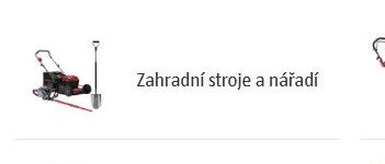 Zahradní stroje a nářadí