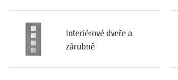 Interiérové dveře a zárubně