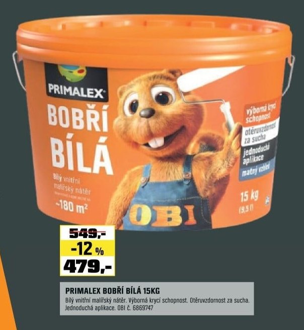 PRIMALEX BOBŘÍ BÍLÁ 15KG