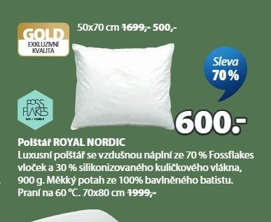 Polštář ROYAL NORDIC
