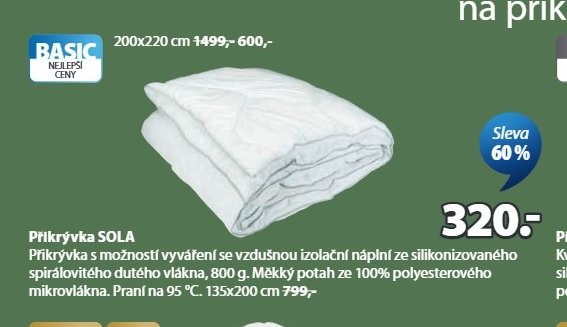 Přikrývka SOLA