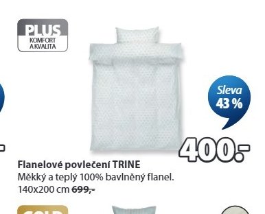 Flanelové povlečení TRINE