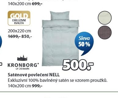 Saténové povlečení NELL