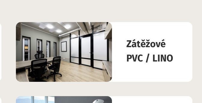 Zátěžové PVC / LINO