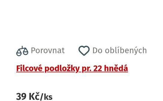Filcové podložky pr. 22 hnědá