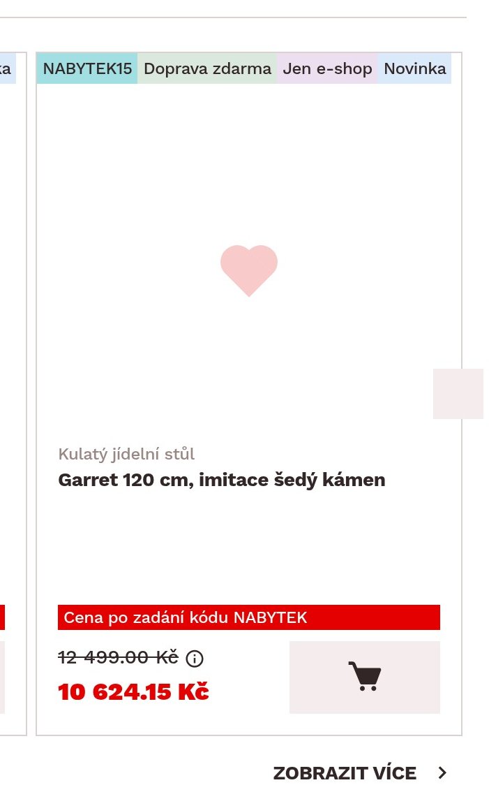 Kulatý jídelní stůl Garret 120 cm, imitace šedý kámen