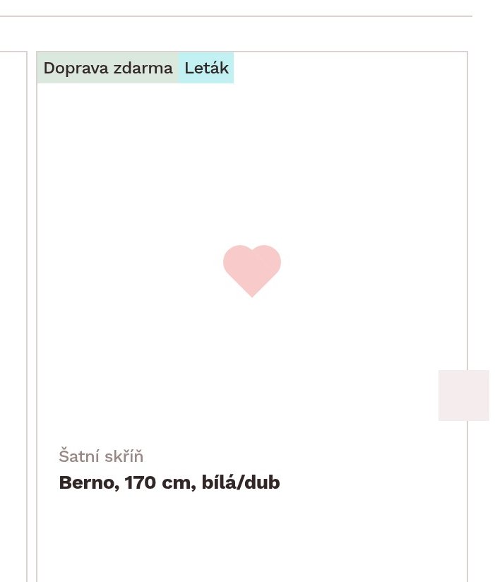Šatní skříň Berno, 170 cm, bílá/dub