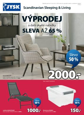 akční leták Jysk 10.6.2026-30.6.2026