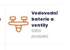 Vodovodní baterie a ventily
