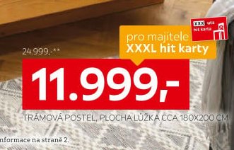 Trámová postel