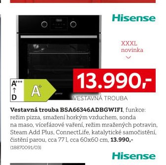 Vestavná trouba BSA66346ADBGWIFI
