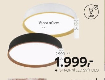 4 Stropní LED svítidlo