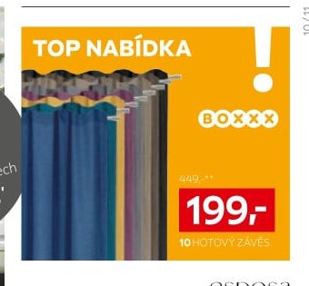Hotový závěs Nala