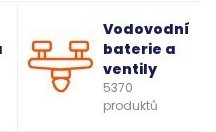 Vodovodní baterie a ventily