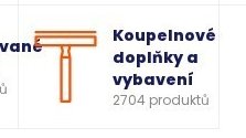 Koupelnové doplňky a vybavení