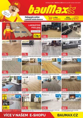 akční leták bauMax 1.7.2026-31.7.2026