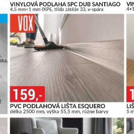 PVC PODLAHOVÁ LIŠTA ESQUERO