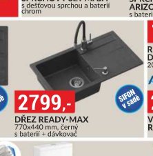 DŘEZ READY-MAX