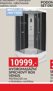 HYDROMASÁŽNÍ SPRCHOVÝ BOX VENUS