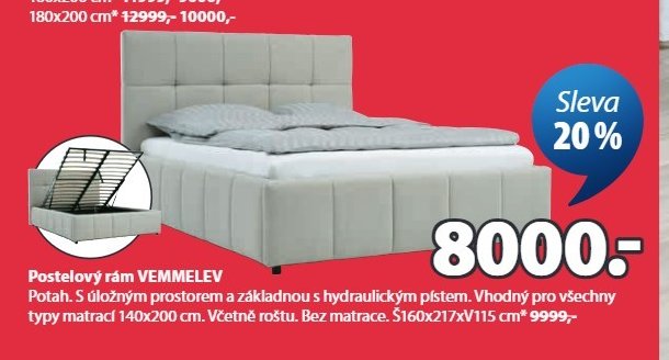 Postelový rám VEMMELEV