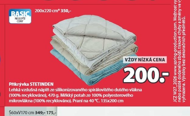 Přikrývka STETINDEN