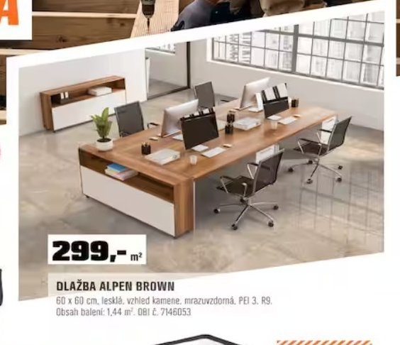Dlažba Alpen Brown