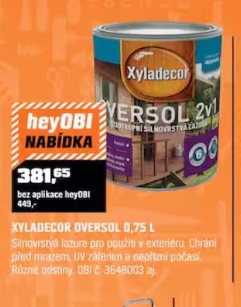 XYLADECOR OVERSOL 0,75 L