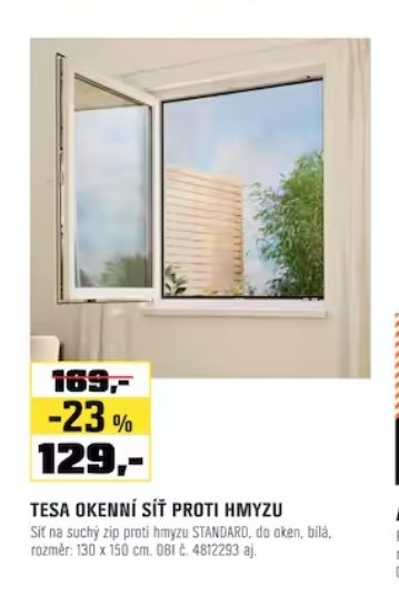 TESA OKENNÍ SÍŤ PROTI HMYZU