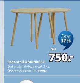 Sada stolků MUNKEBO